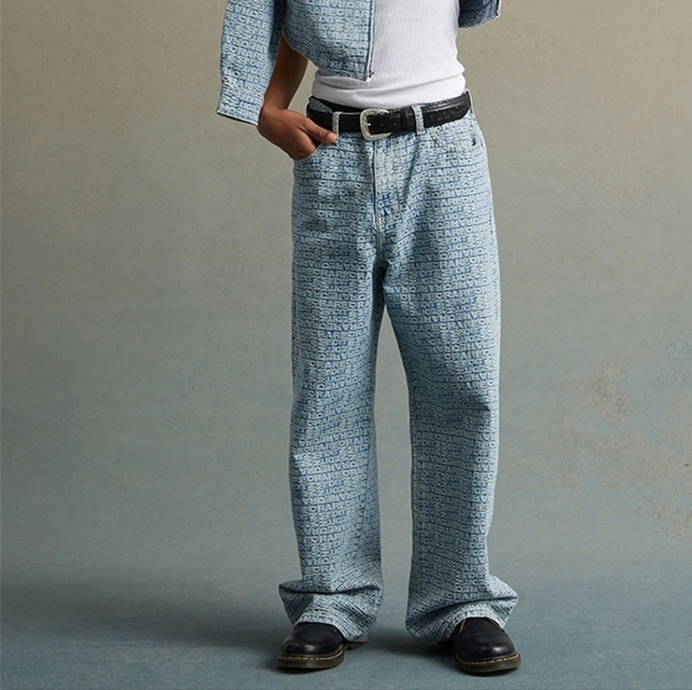 Discontinued: RARE DNM EDIT Jacquard Extreme Baggy Jeans